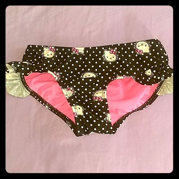 Girls Hello Kitty Bathing Suit Bottom Size S - Picture 1 of 1